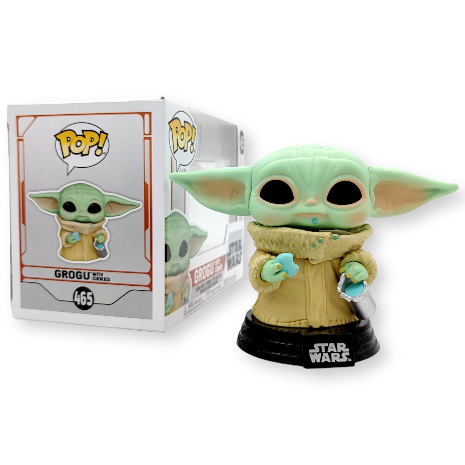 FUNKO POP<星球大戰-曼達洛人>尤達BB(食餅)-NO.465