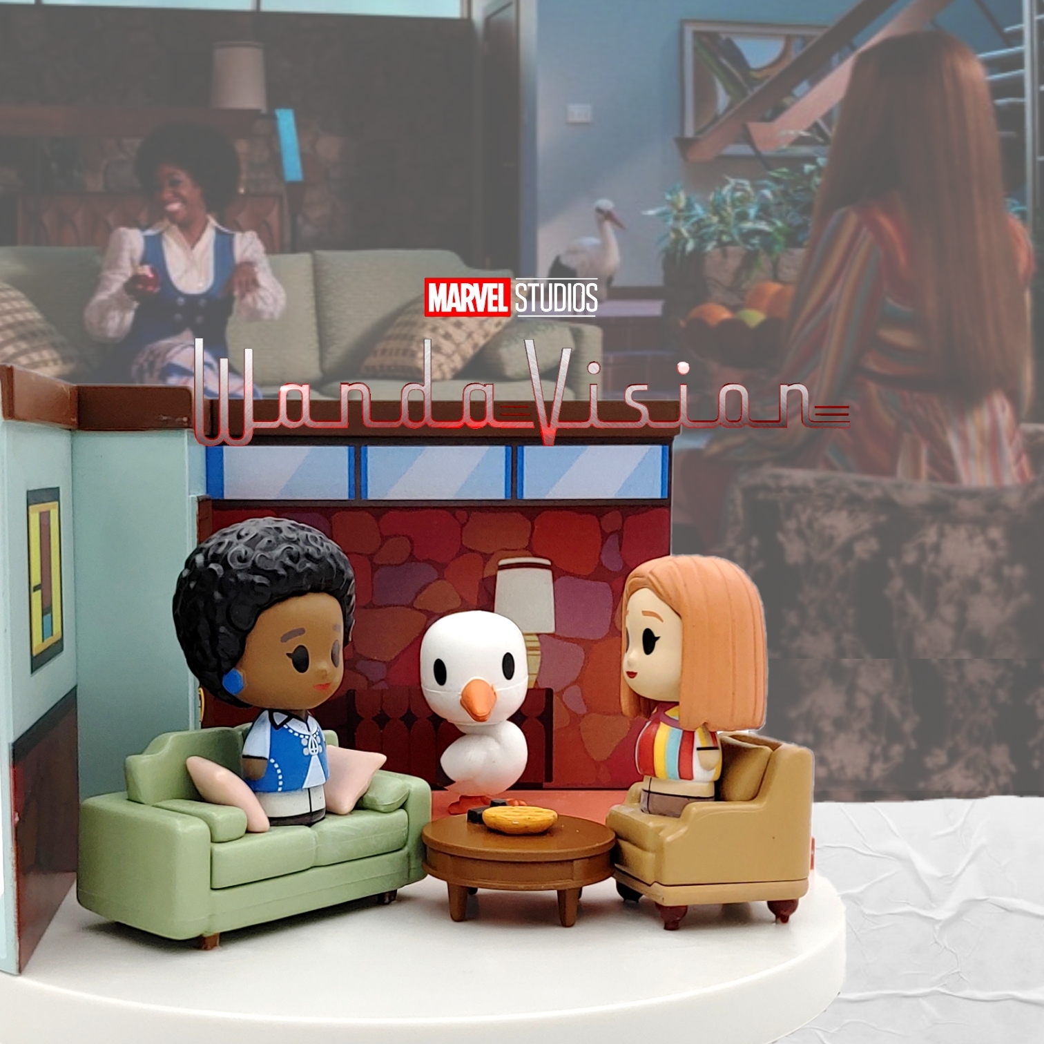 FUNKO POP<溫黛與幻視>溫黛與莫妮卡(70年代小場景)