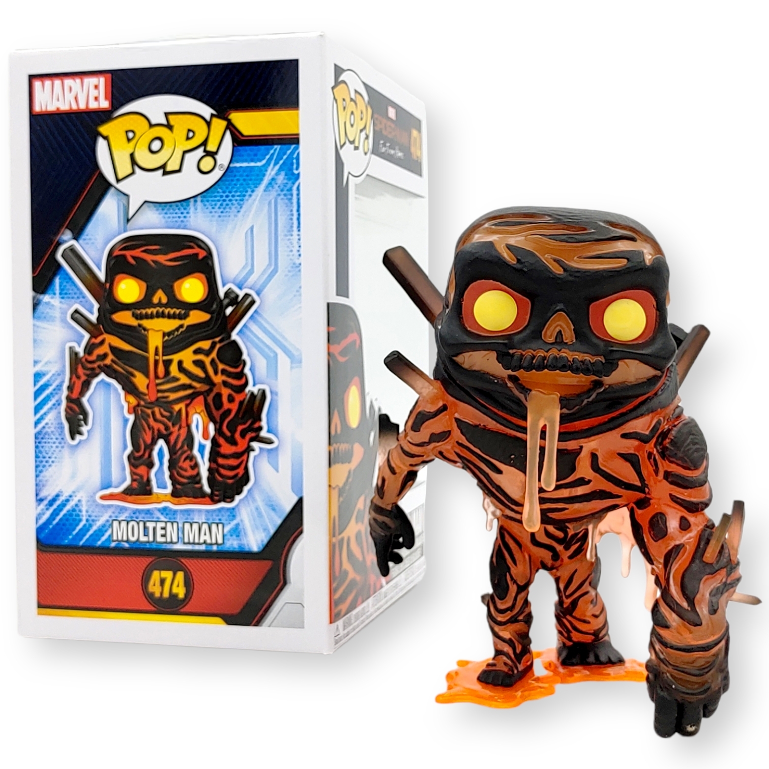 FUNKO POP<蜘蛛俠-不戰無歸>熔火狂-NO.474