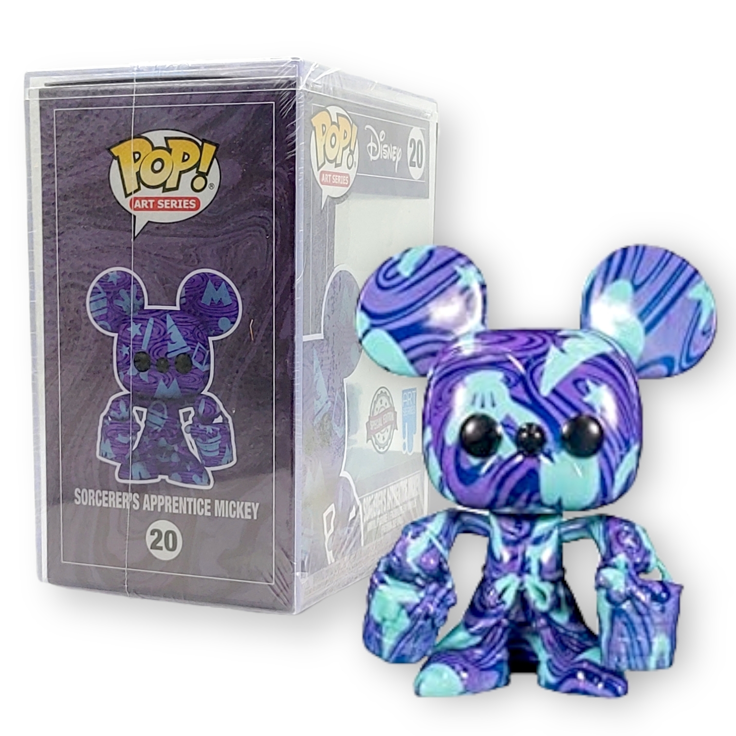 FUNKO POP <迪士尼>米奇油漆筒(藍色藝術版)-No.20