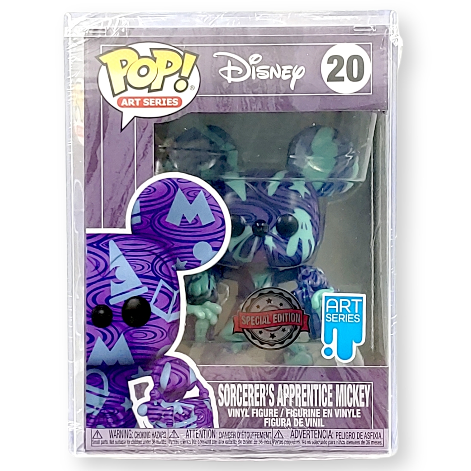 FUNKO POP <迪士尼>米奇油漆筒(藍色藝術版)-No.20