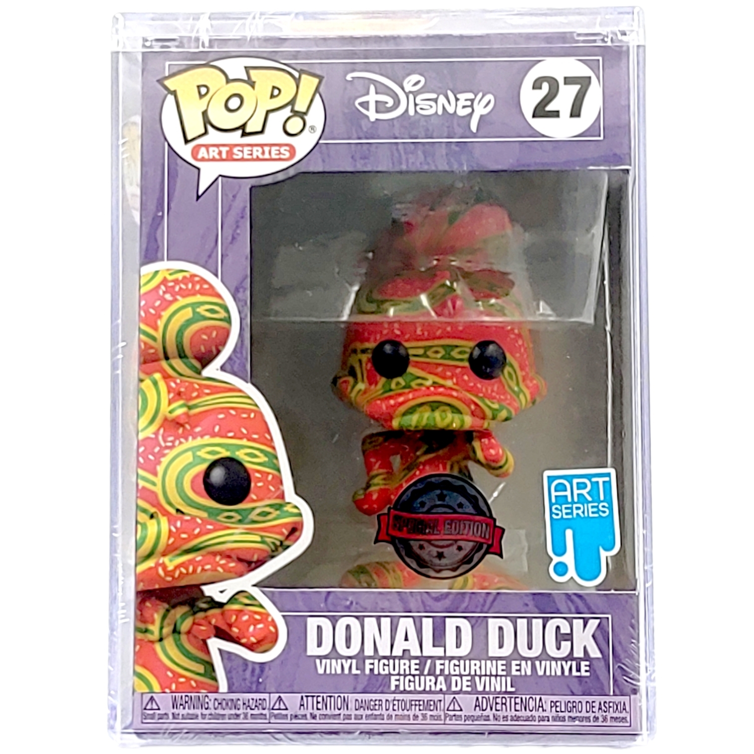 FUNKO POP <唐老鴨>唐老鴨(紅綠色藝術版)-No.27