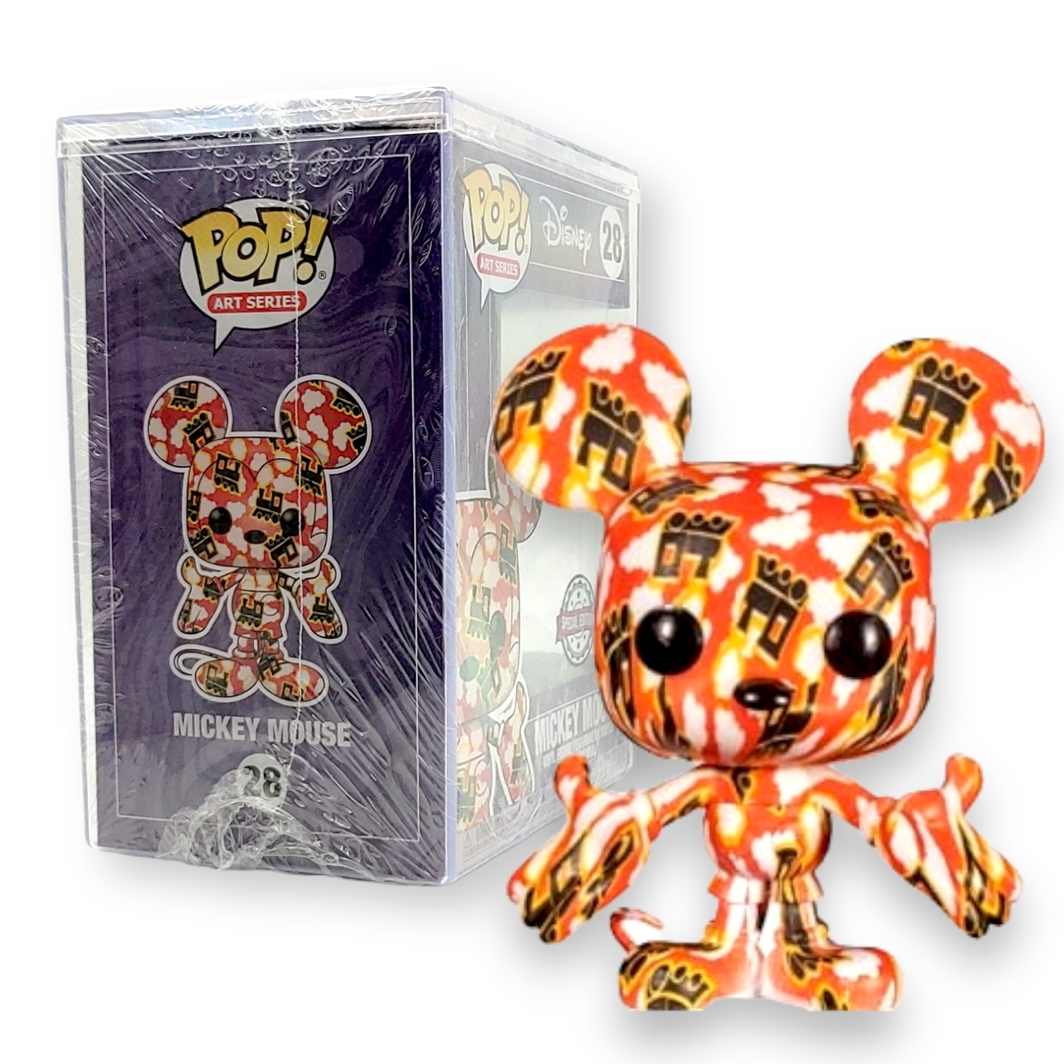 FUNKO POP <迪士尼>米奇(紅色火車藝術版)-No.28