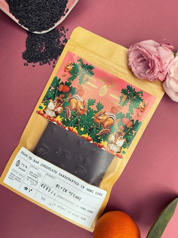[香港製造] Conspiracy Black Sesame Chocolate 50g