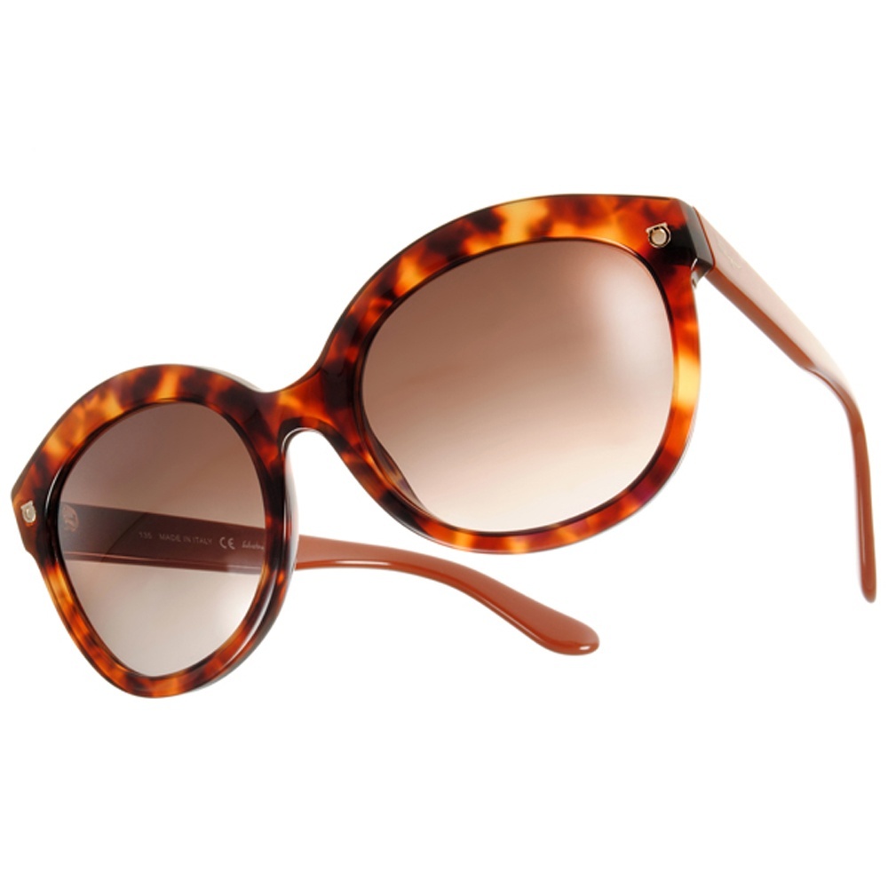 【Salvatore Ferragamo】SF677S 215 典雅別緻貓眼框太陽眼鏡