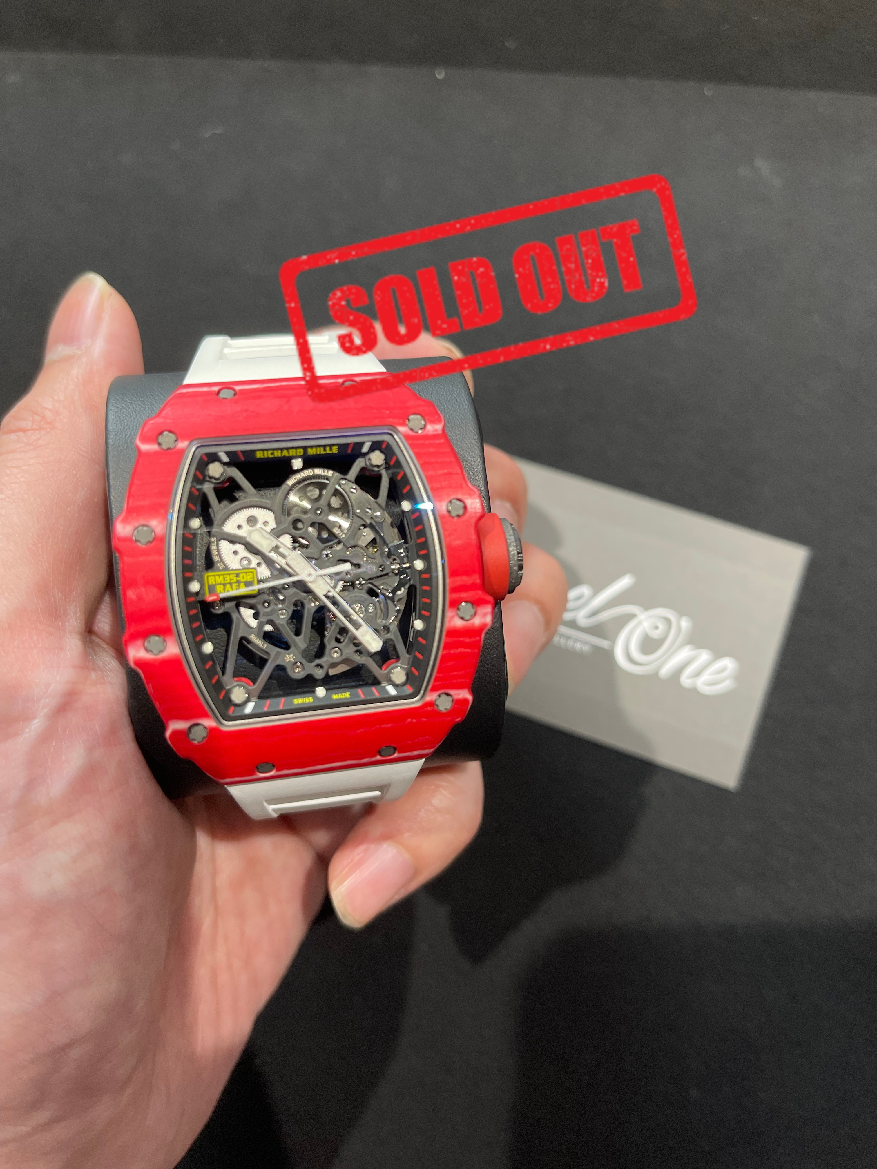 RICHARD MILLE RM35 02 RED QUARTZ TPT CASE 44 MM