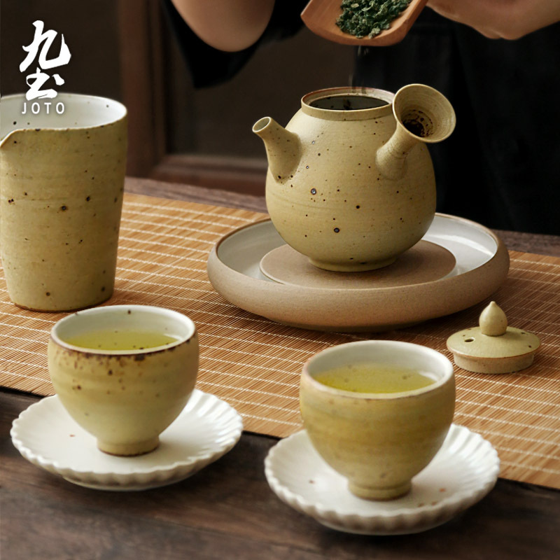 九土日式禪意手工側把茶壺_CHR0622