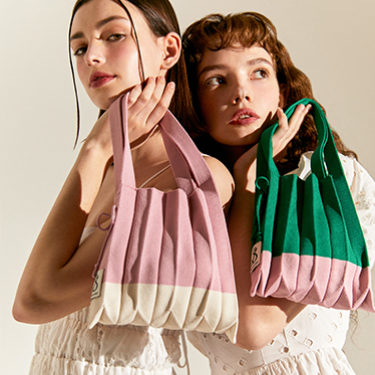 joseph & stacey,百摺包,針織,三宅一生, bao bao,韓星,太后,秀智,水桶包,