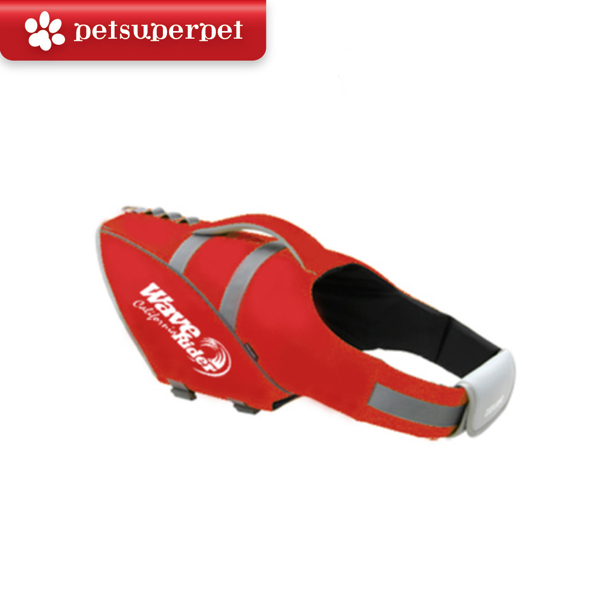 Zooland - 美國Wave Rider Series 狗狗救生衣-紅色（2尺寸)