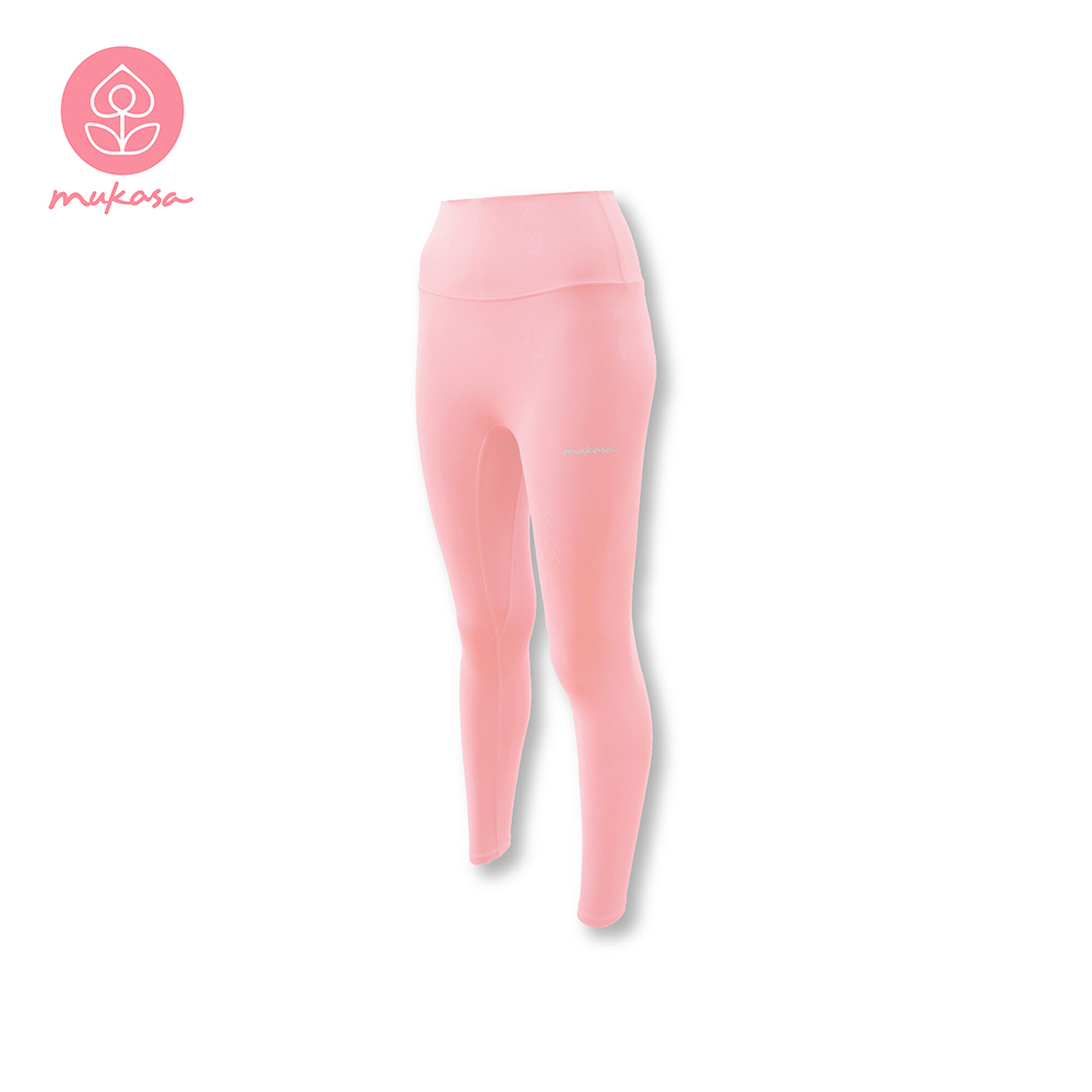 MUKASA 高彈運動緊身褲 杏桃粉 MUK-2296103