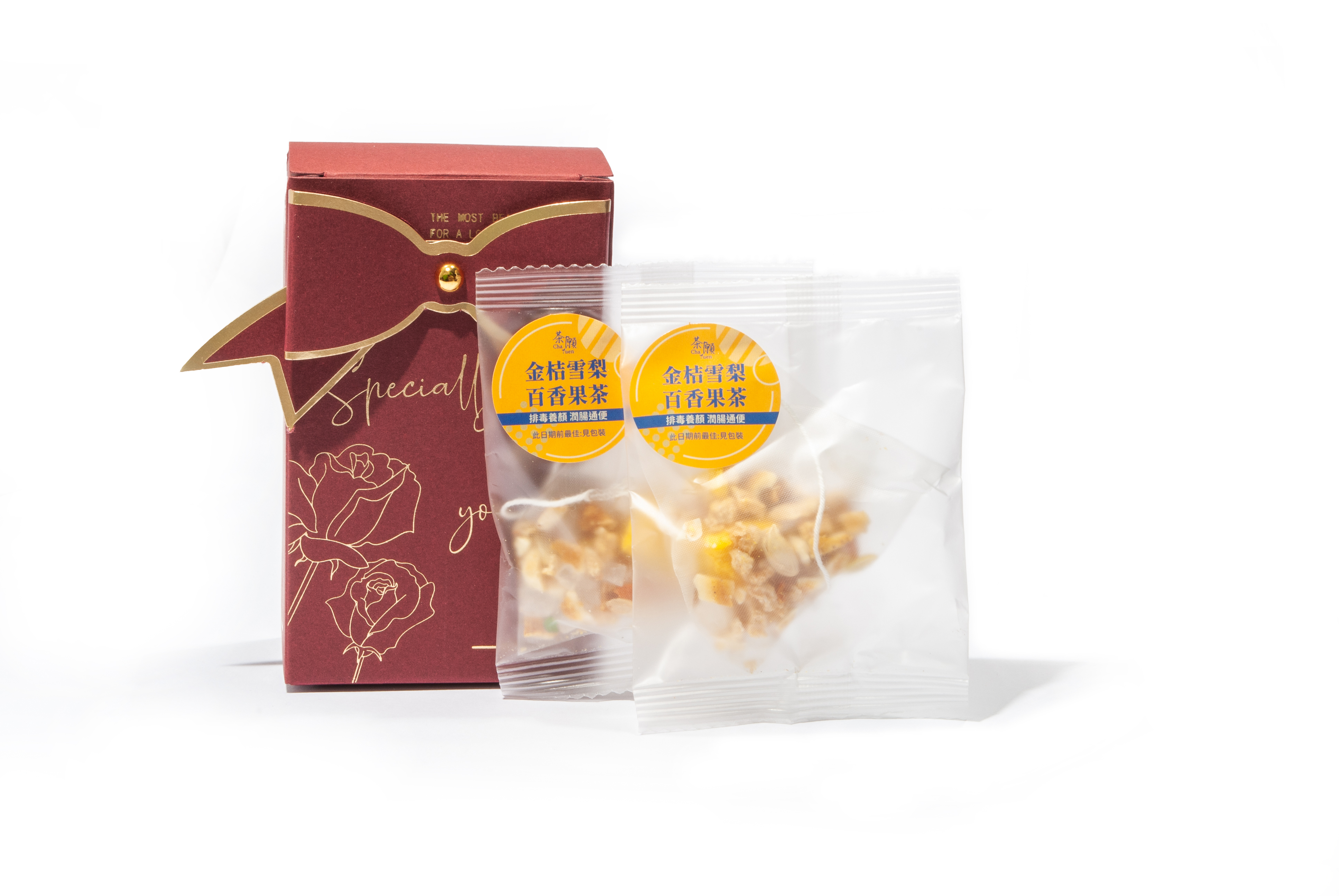 婚宴回禮 禮盒002 + 2包自選茶包 (15種口味可選)