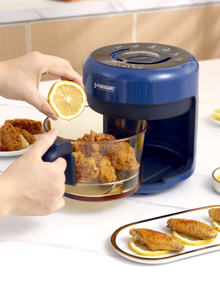 山崎3D氣旋玻璃氣炸鍋/酥玻鍋 (2L) SK-AF900G