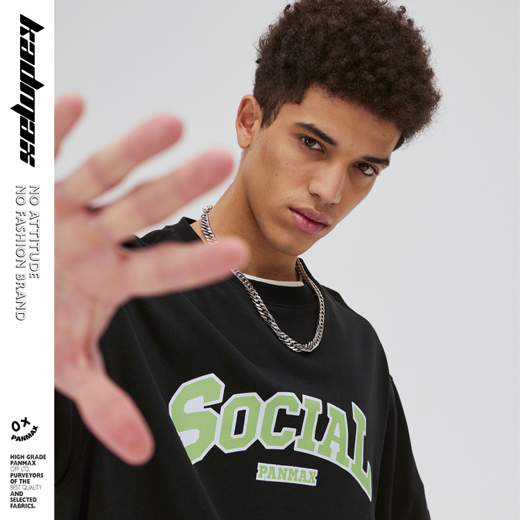 KADMAX大尺碼-潮牌短袖T恤〈BSTS0122〉