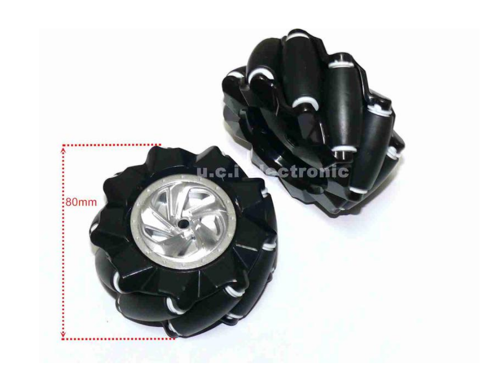 【UCI電子】(K-4) 麥克納姆輪 全向輪 80mm 智慧車 移動車 機器人 小車配件