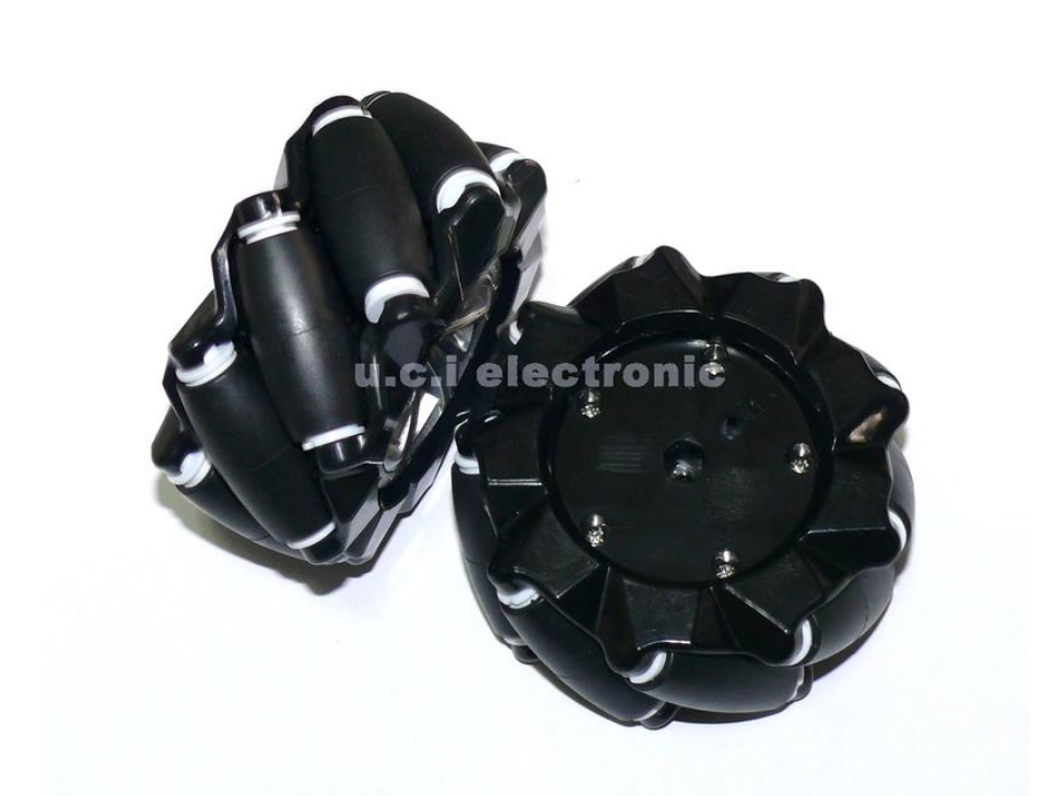 【UCI電子】(K-4) 麥克納姆輪 全向輪 80mm 智慧車 移動車 機器人 小車配件