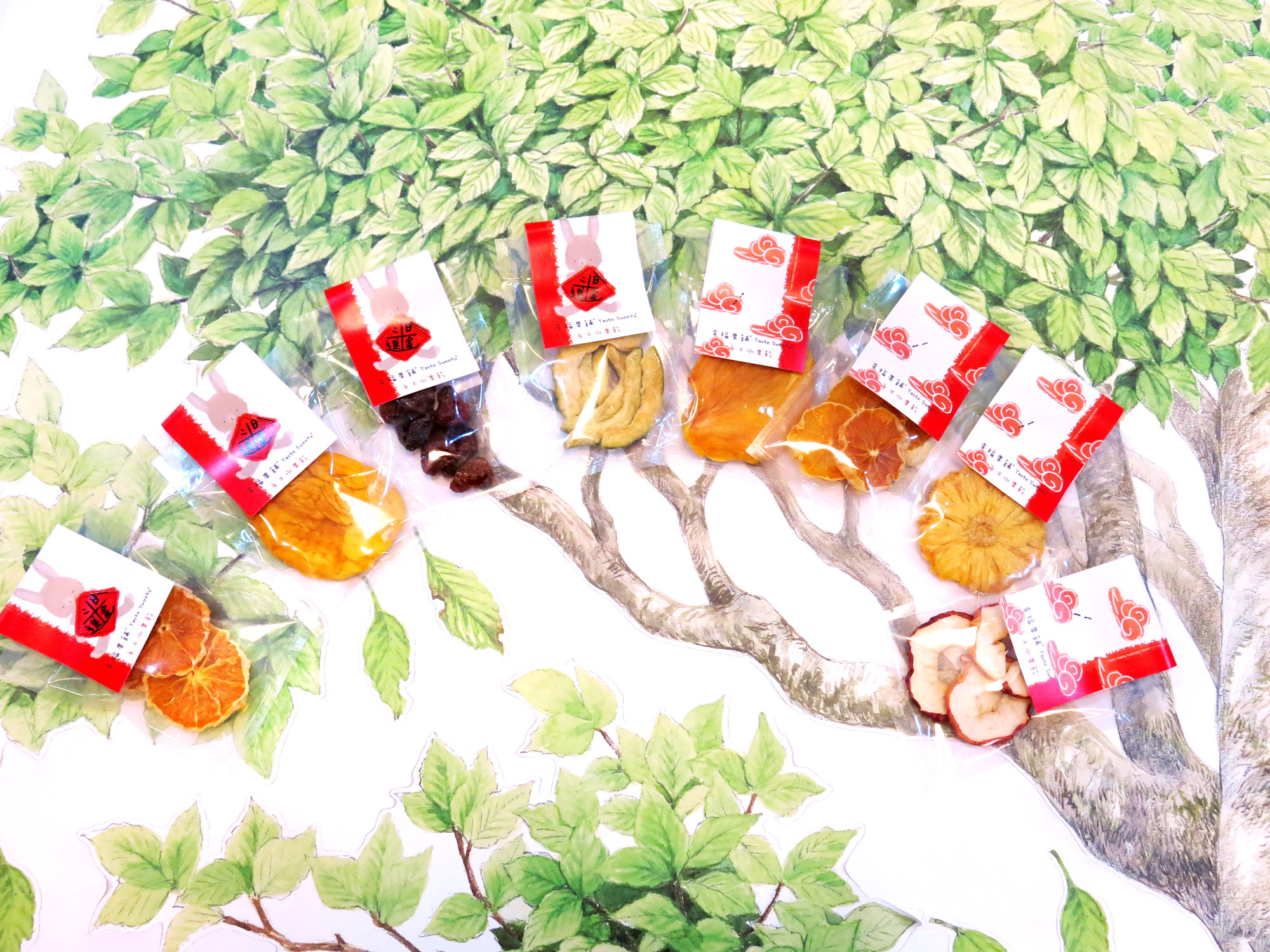 日進斗金招財兔水果乾-小巧包