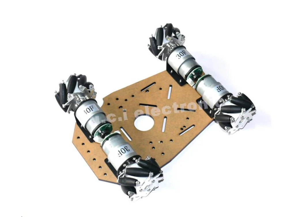 【UCI電子】(二Z-1) DIY全向移動小車麥克納姆輪小車底盤 小車 機器人小車