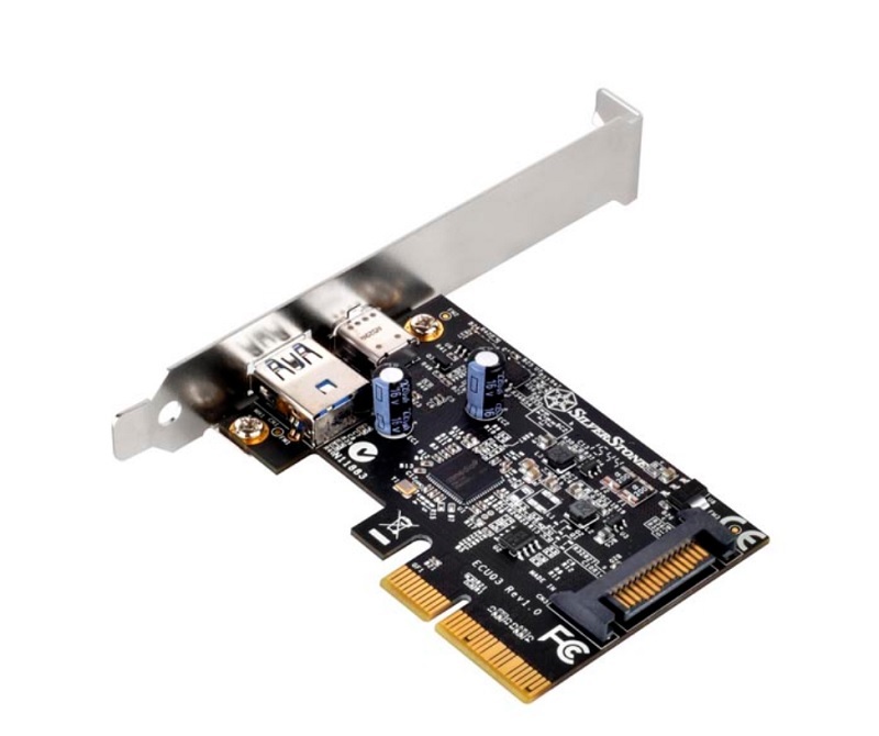 米特3C數位–SilverStone 銀欣 ECU03 USB3.1+Type C 外接擴充卡/SST-ECU03