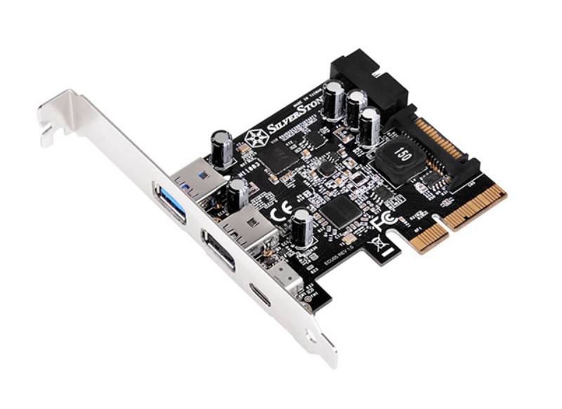 米特3C數位–SilverStone 銀欣 ECU05 內接擴充卡/SST-ECU05