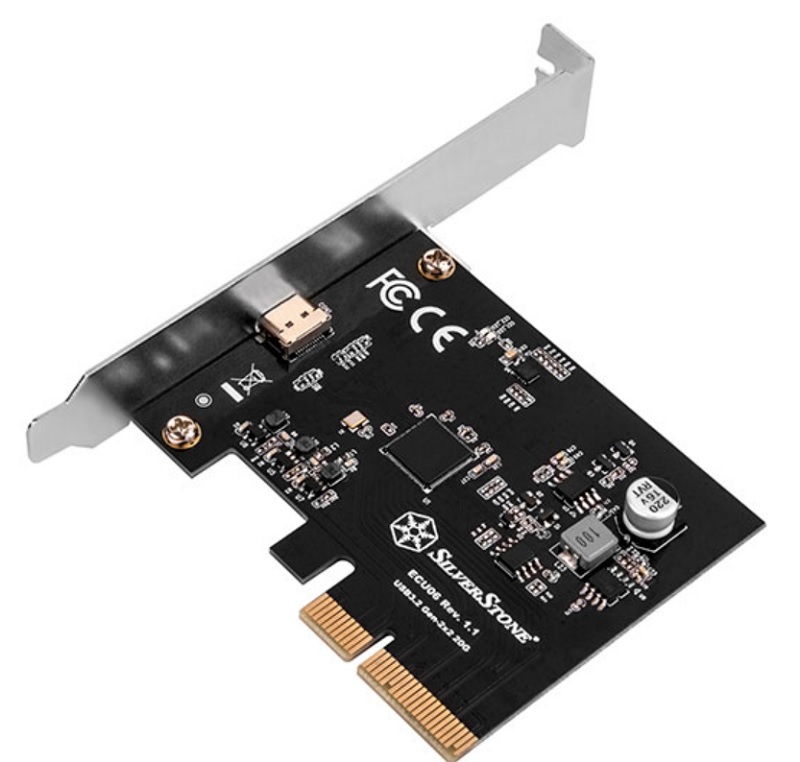 米特3C數位–SilverStone 銀欣 ECU06 Type-C PCIe擴充卡/SST-ECU06