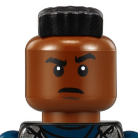 Lego 27385 Hair Wide Mohawk with Coiled Texture
