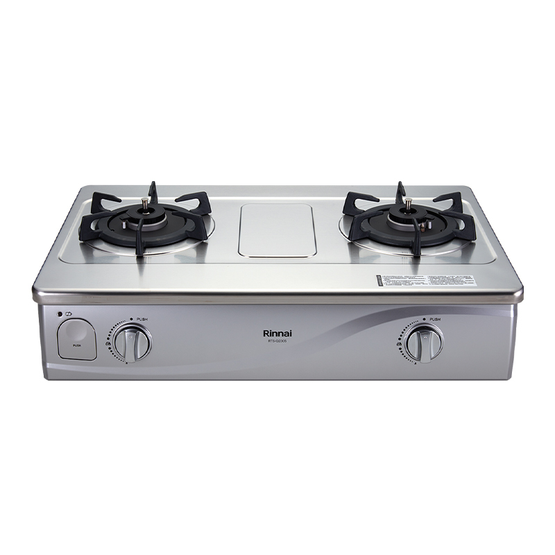 【結帳現折】Rinnai 林內 台爐式 感溫玻璃雙口爐 RTS-Q230S