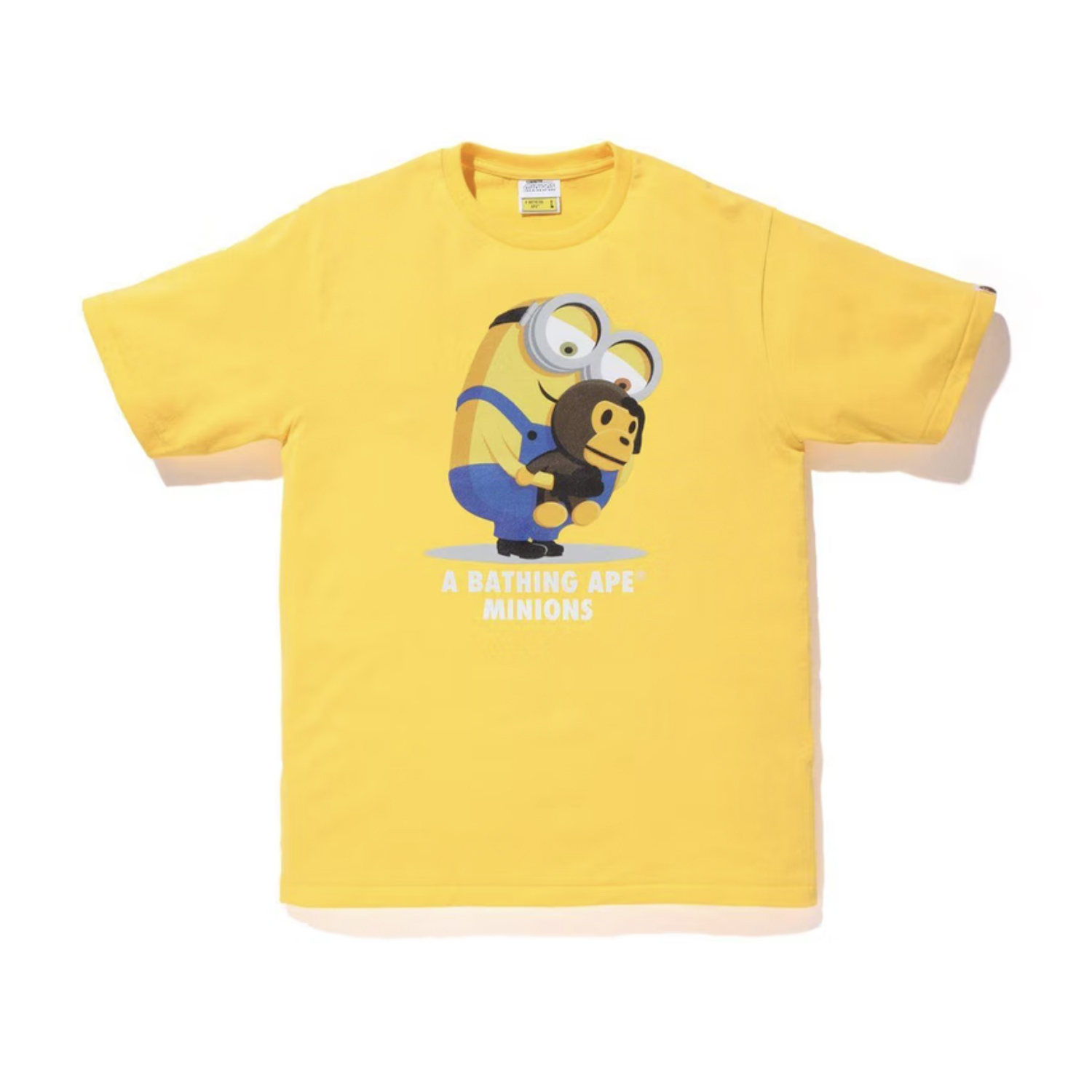 A BATHING APE X MINIONS TEE 08 短T 小小兵 MILO 短T 黃色/白色