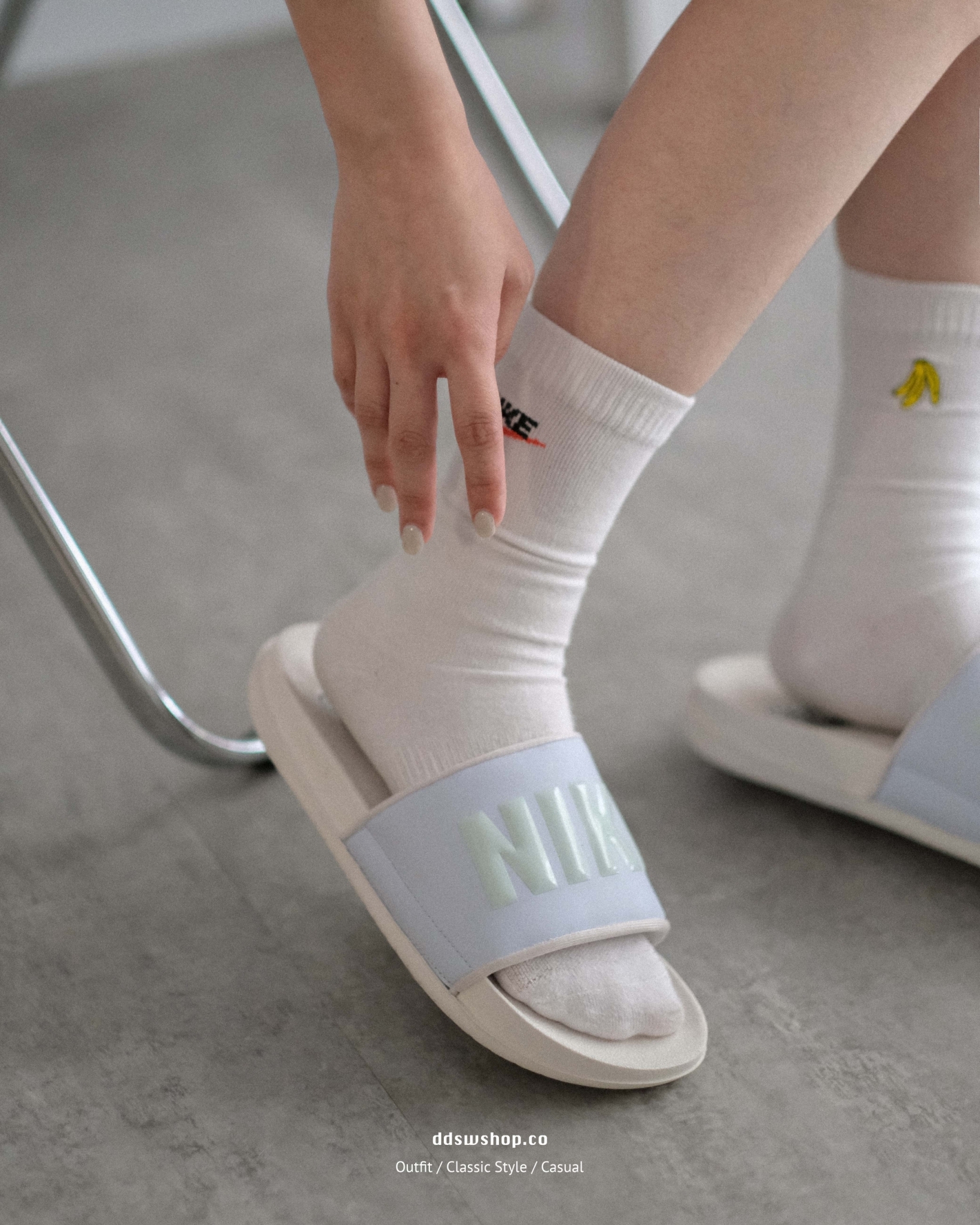 Nike Offcourt Slide 女款 拖鞋 寶寶藍 BQ4632-012