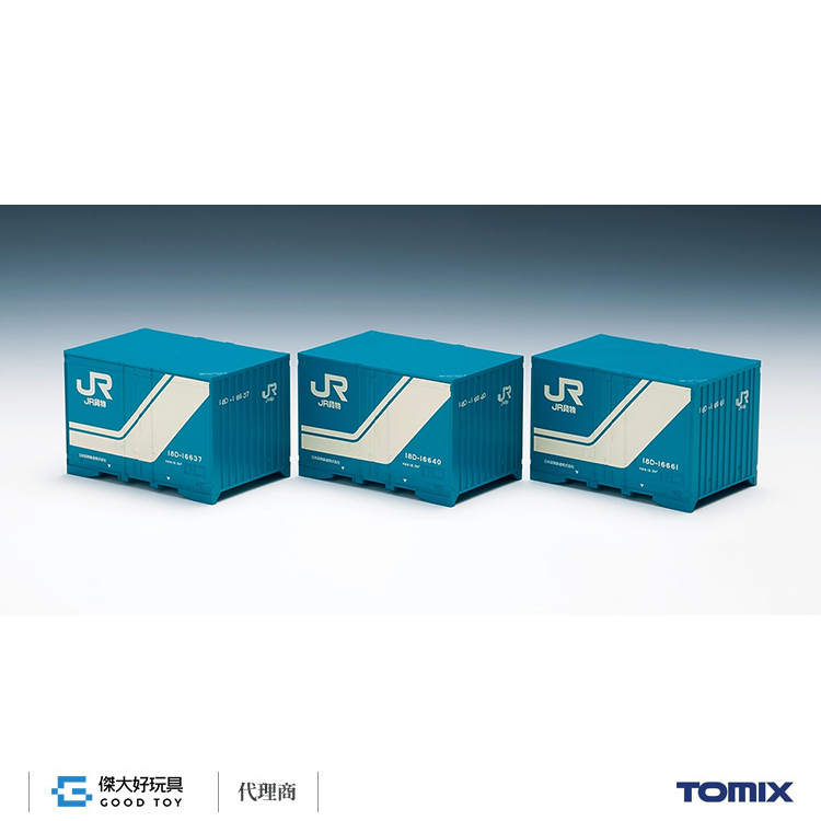 TOMIX HO-3140 貨櫃 JR 18D形 (3入)