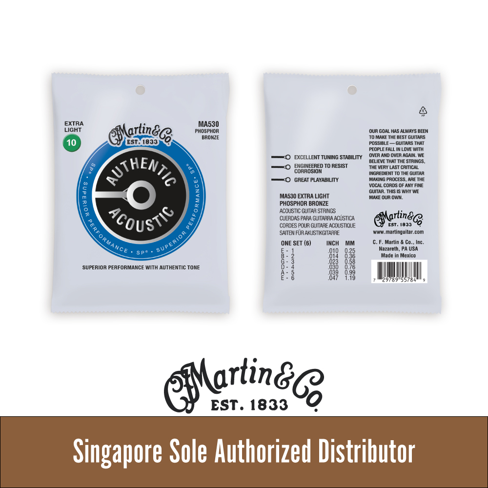 Martin MA530 Phosphor 10-47 磷青銅 木吉他弦 【宛伶樂器】