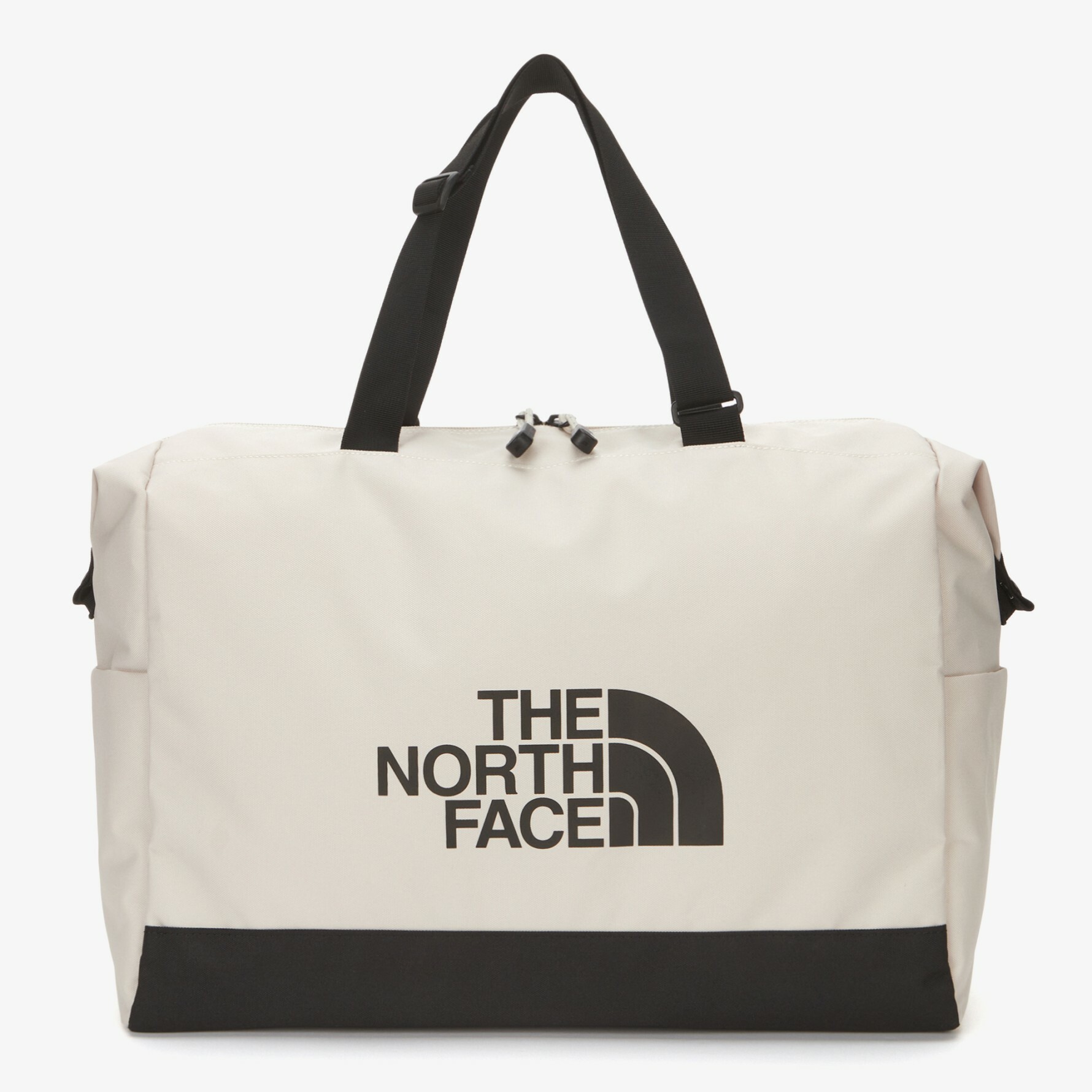 THE NORTH FACE 白標 大LOGO 輕便 旅行包 手提包 白 NN2FN68K