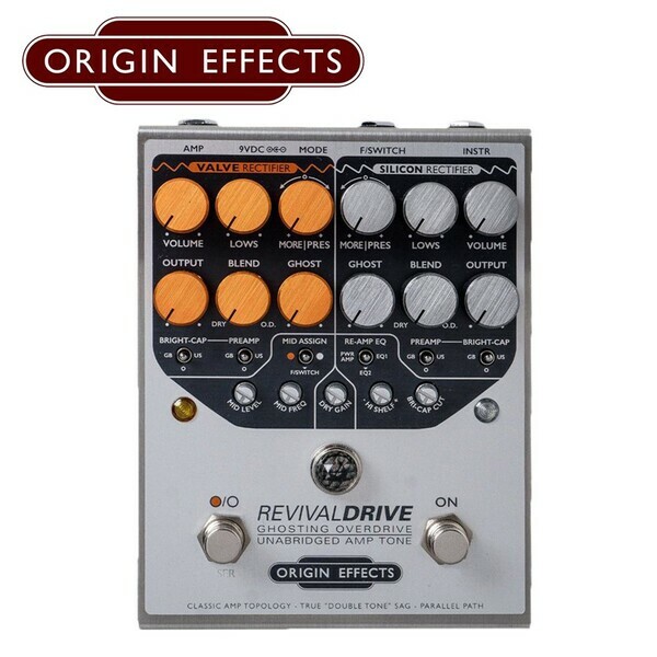 Origin Effects RevivalDrive Custom compact 手工破音效果器
