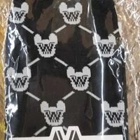 [S] LIFEWORK RADOK MONOGRAM CREW SOCK, BLACK, LW225SO10640 (SLW104)