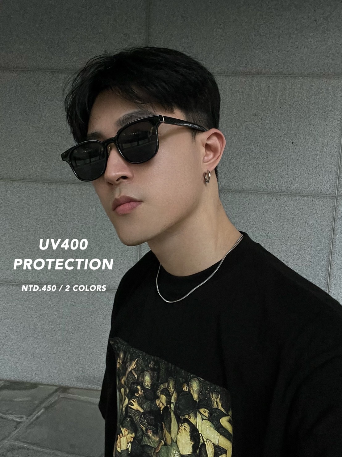 [1atm] 抗UV400 質感墨鏡 (2 colors)