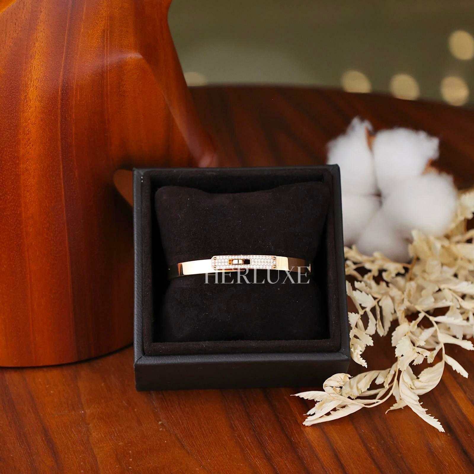 Kelly bracelet 61 diamond 0.36 cts CD ST / SH 玫瑰金 半鑽手鐲