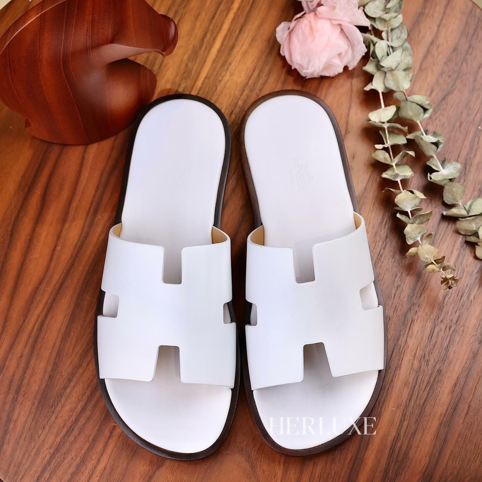 Izmir sandal 01 blanc epsom size 42