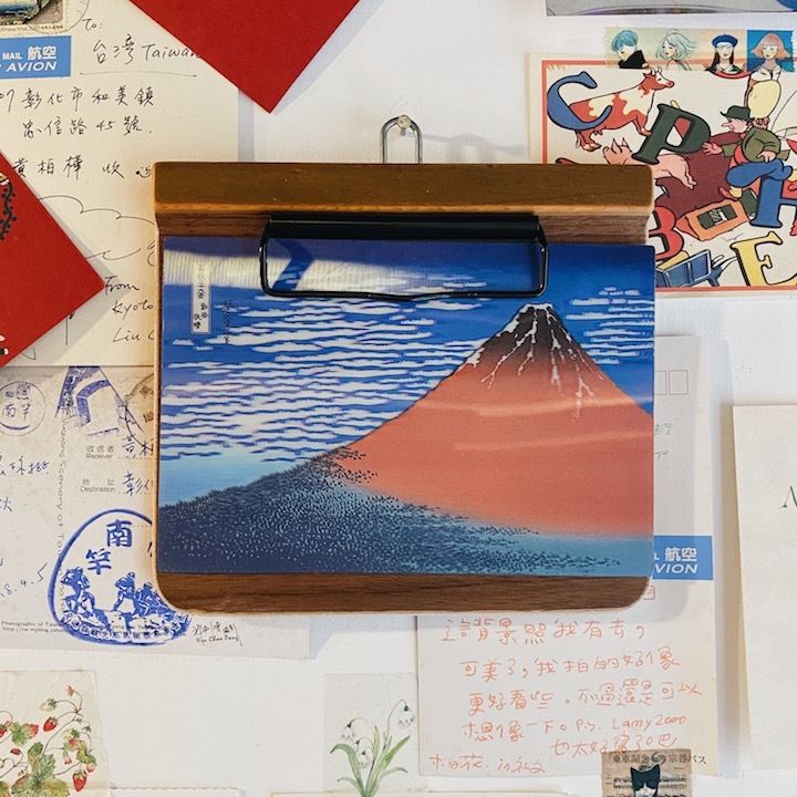 葛飾北齋 凱風快晴 3D明信片｜日本浮世繪系列