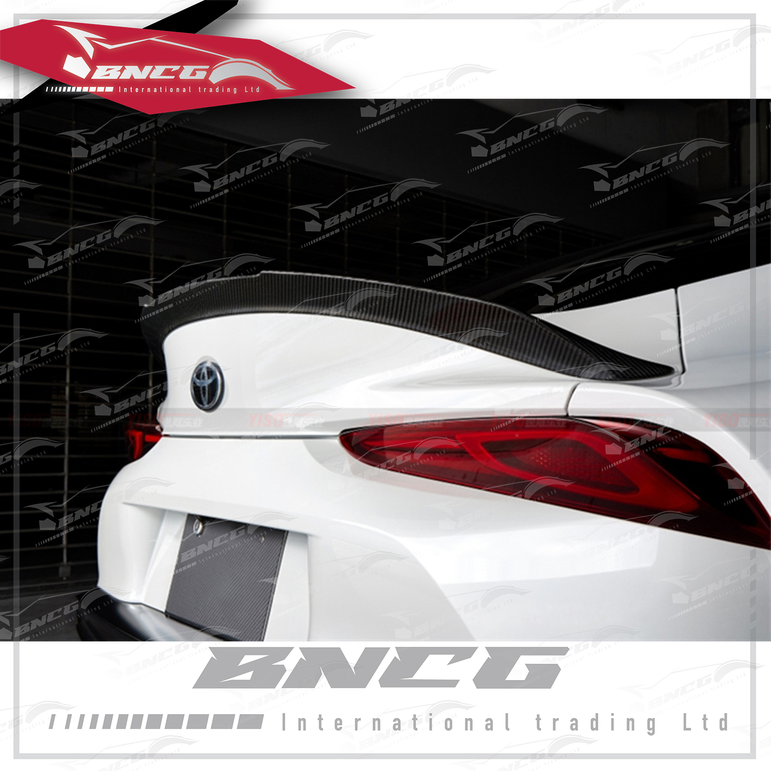 豐田 Toyota GR Supra A90 牛魔王 2019+年 乾碳纖維 空力套件 3D款 尾翼 擾流板