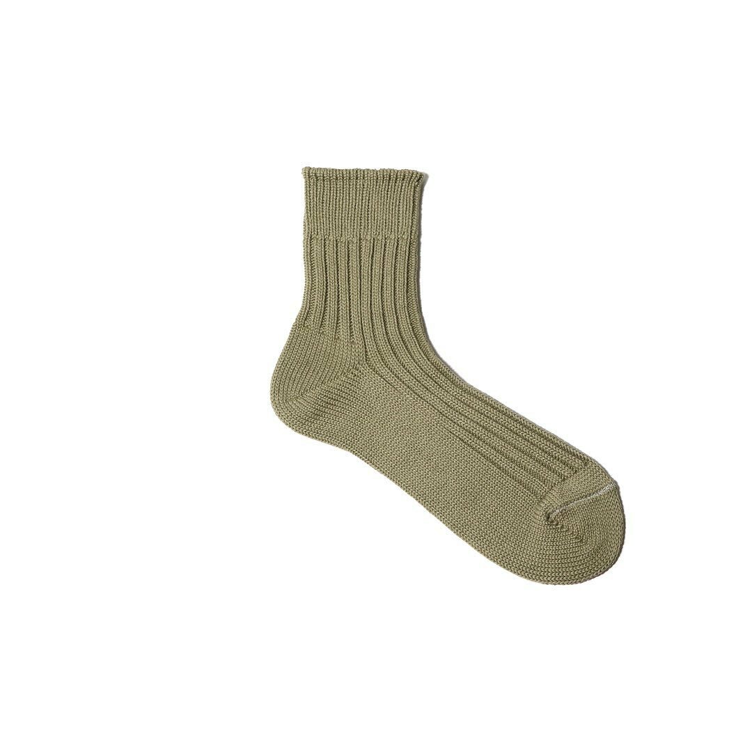 [現貨] Decka DE-26 Low Gauge Rib Socks Khaki