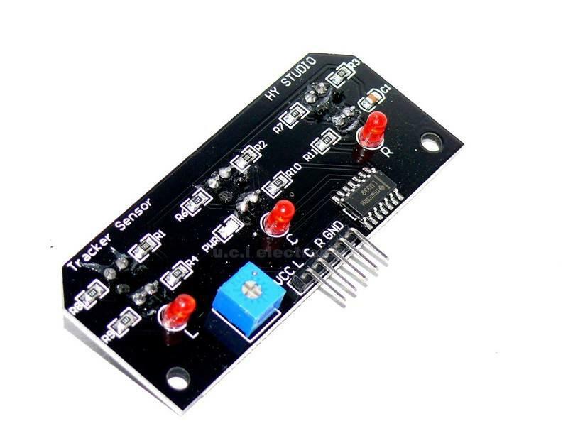【UCI電子】(13-1) TCRT5000 3路循跡模組 3路尋跡模塊 尋線模塊 循跡模組 機器人配件