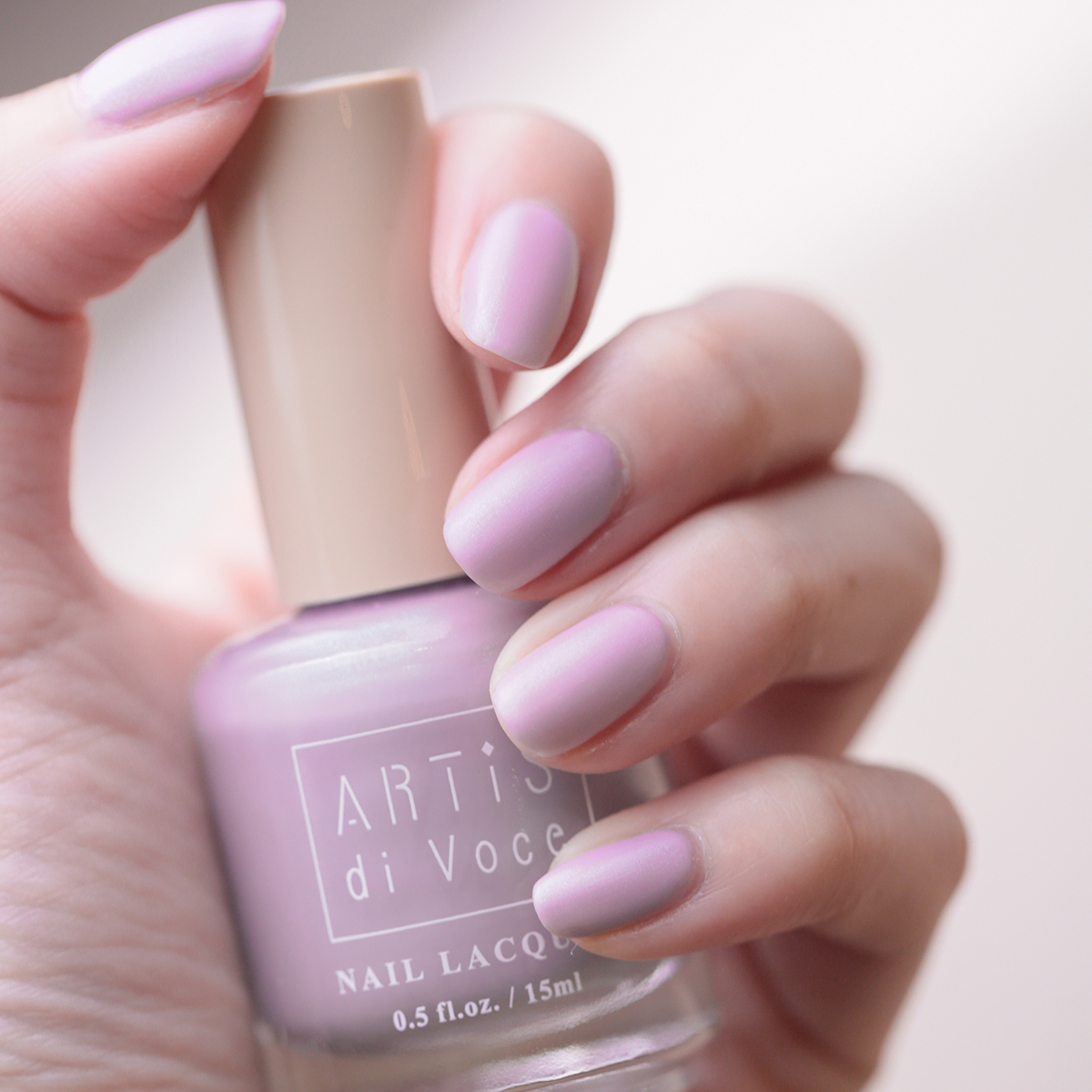 林葉亭 × ARTiS di Voce指甲油 JA15 淡紫白瓷