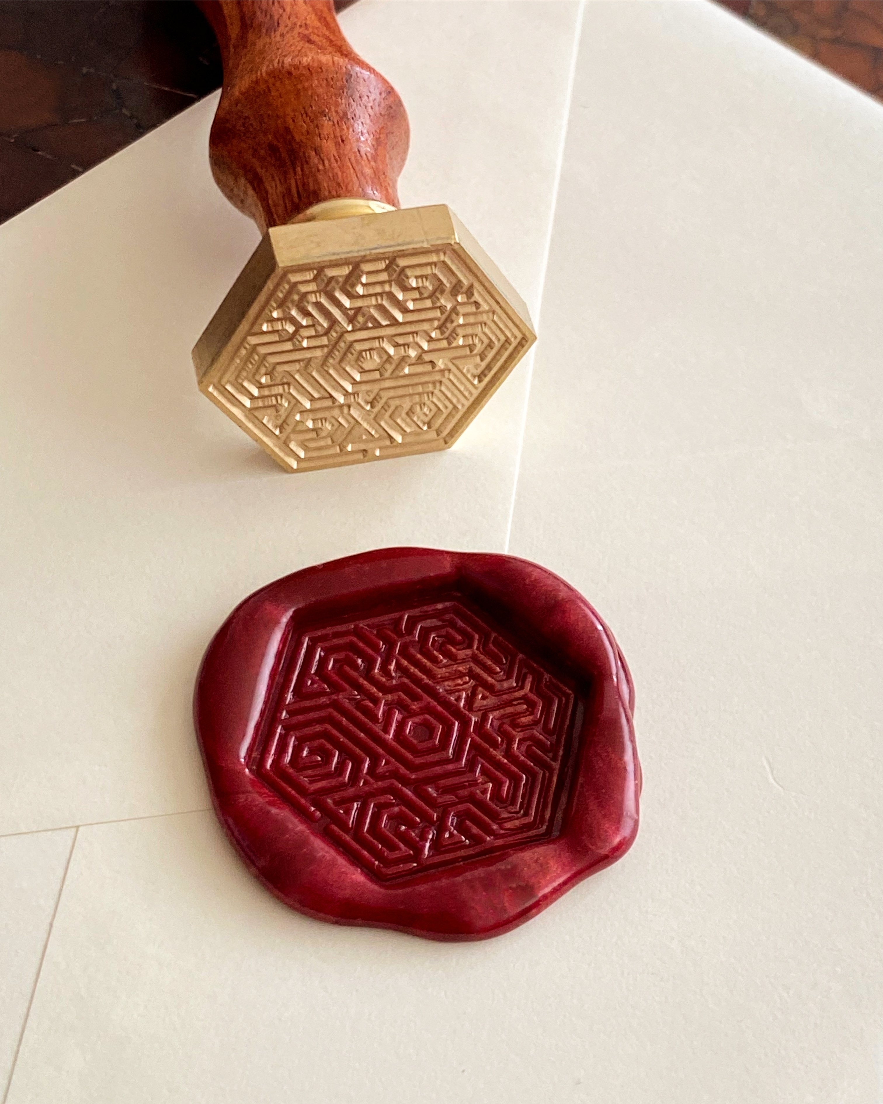 C Initials Wax Seal Stamp French Font heypenman Series 