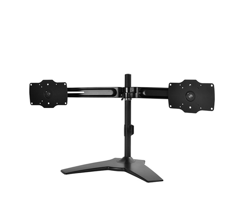 米特3C數位–SilverStone 銀欣 桌上 左右雙臂螢幕支架/大/SST-ARM23BS-L