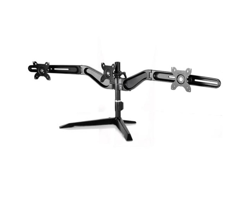 米特3C數位–SilverStone 銀欣 ARM31桌上 三螢幕支架/SST-ARM31BS