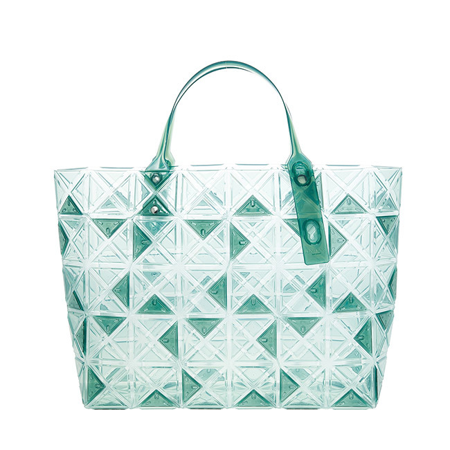 ISSEY MIYAKE 三宅一生BAOBAO 新款DAZZLE 5X8 果凍透明手提包