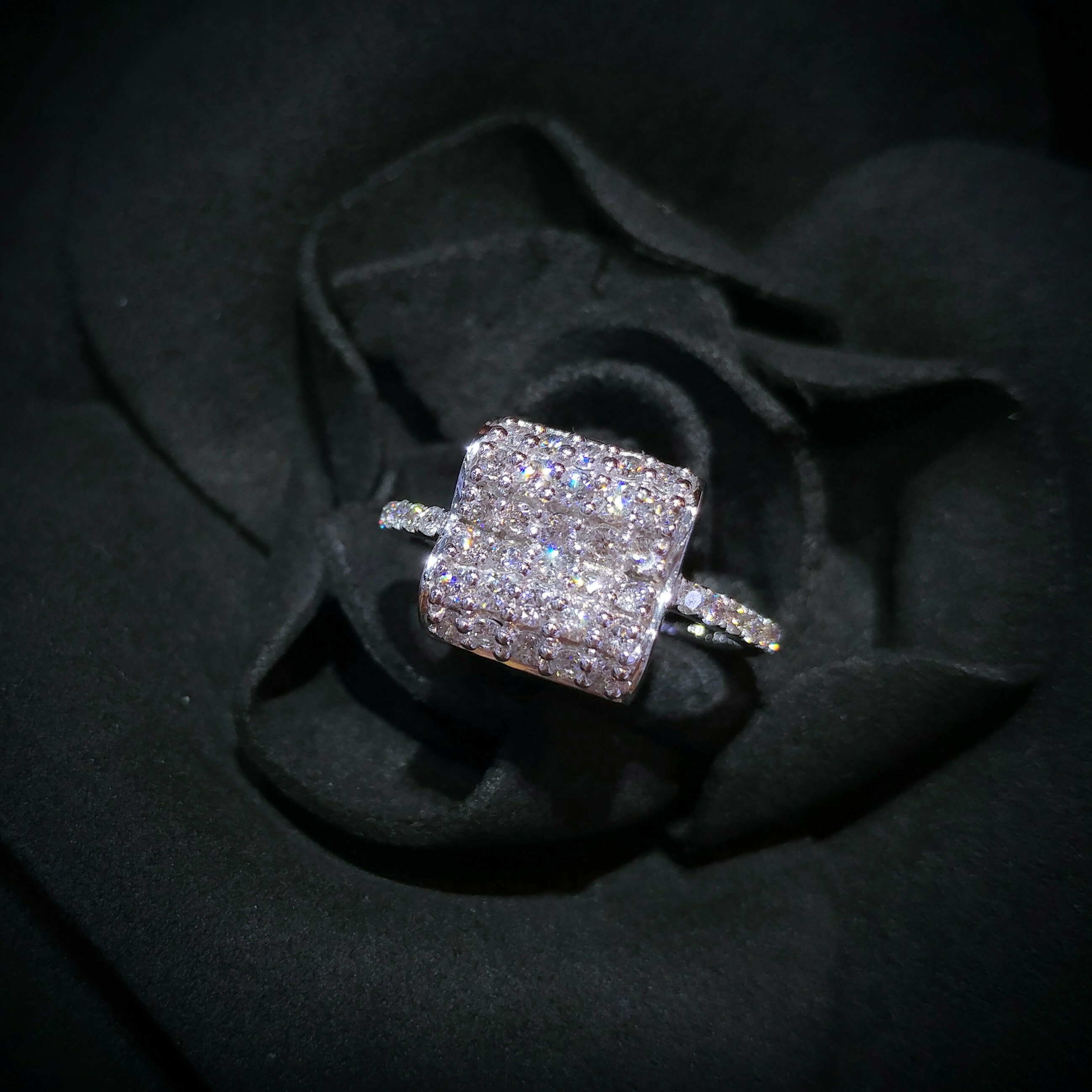 18K White Gold 0.68ct Diamond Ring