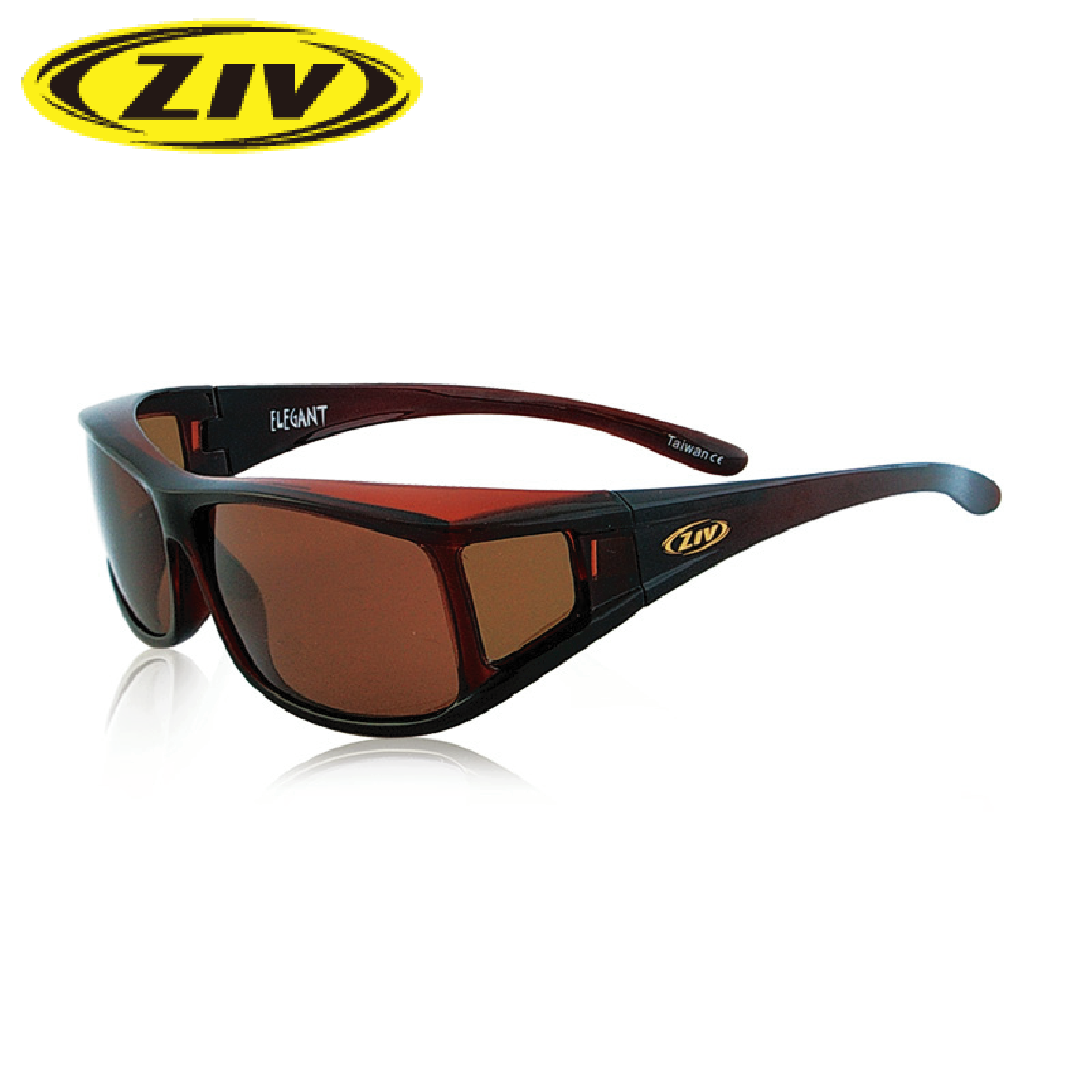 ZIV ELEGANT-24 褐色框 偏光茶片 抗UV鏡片/遮陽必備/健行/休閒旅遊 42ZS100013