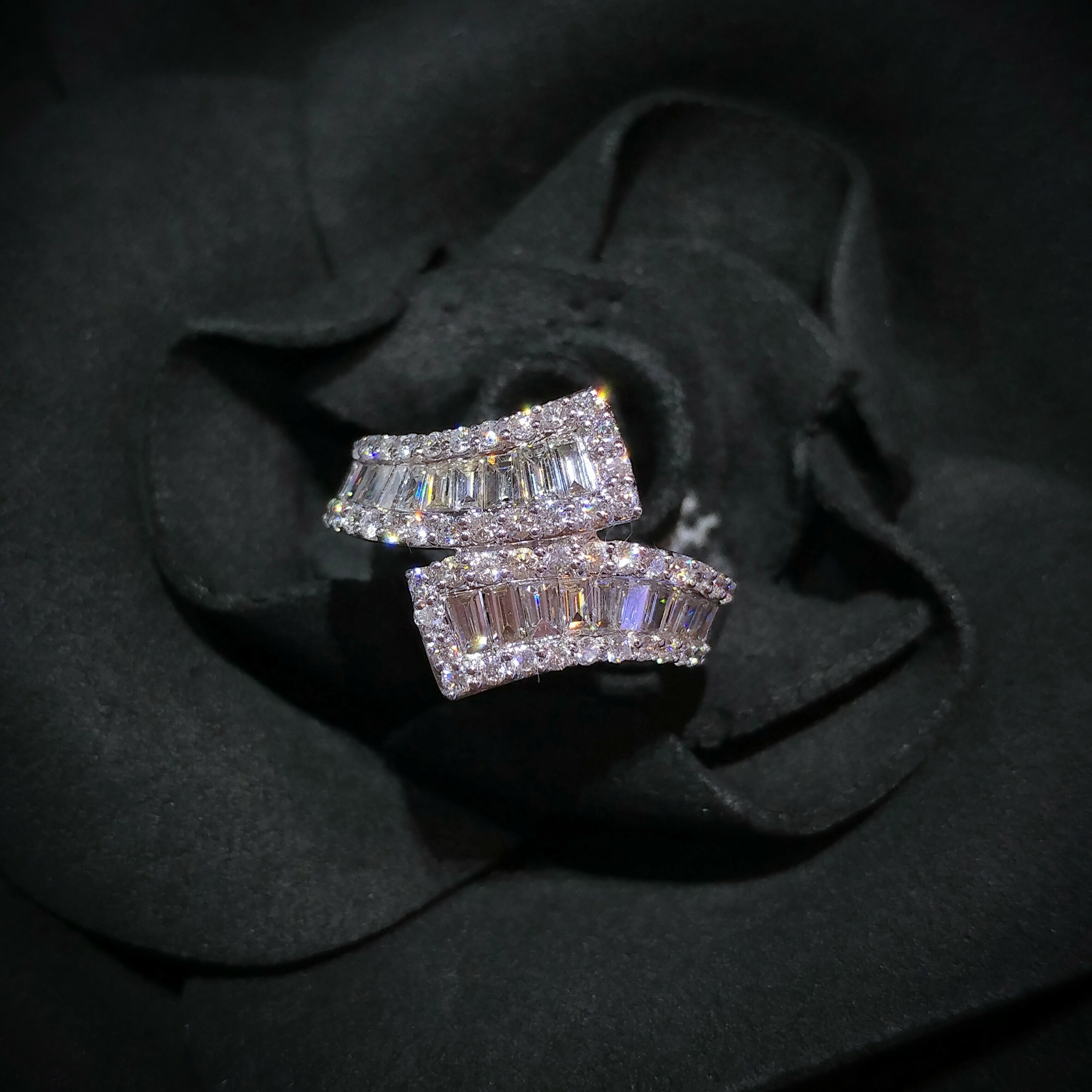 18K White Gold 0.98ct Diamond Ring