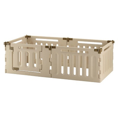 Richell 可折疊 3用塑膠圍欄 (付門) 6件裝 - (H50cm) / (H70cm) / (H90cm)