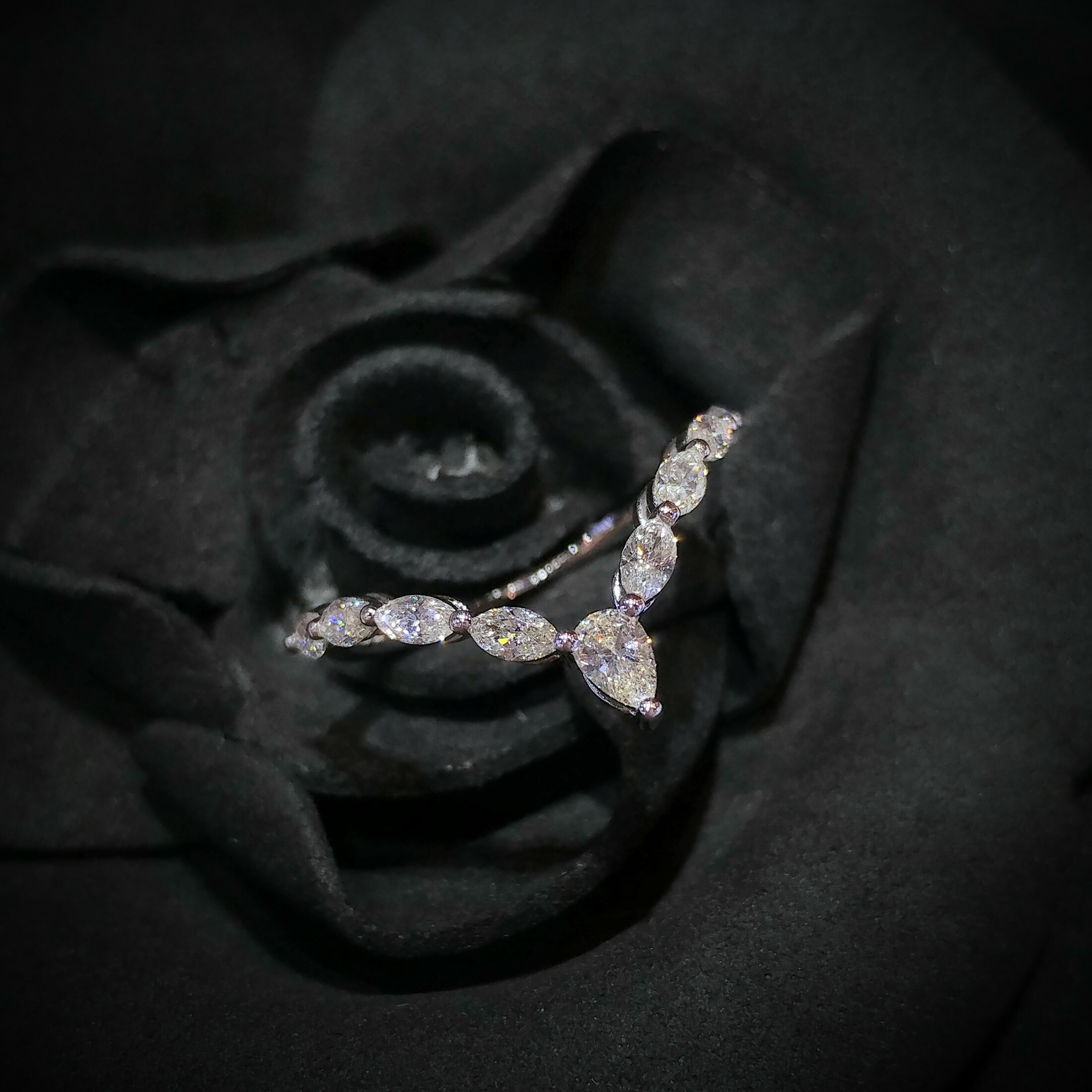 18K White Gold 0.63ct Diamond Ring